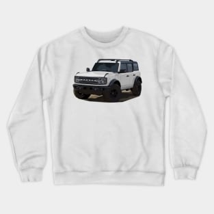 2021 Ford Bronco 4 Door Oxford White Crewneck Sweatshirt